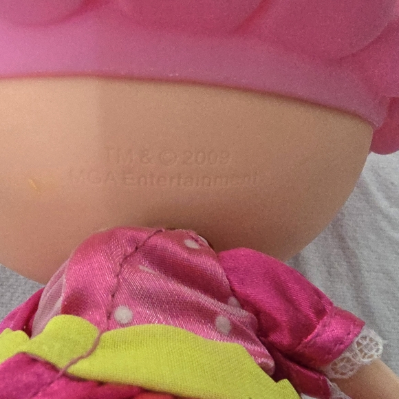 Lalaloopsy Jewel Sparkles Doll Full Size 12” Pink Hair & Crown Dress Shoes 2009 - Picture 8 of 11